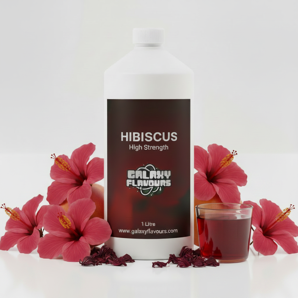 Hibiscus Food Flavouring - Professional High Strength - 1 Litre