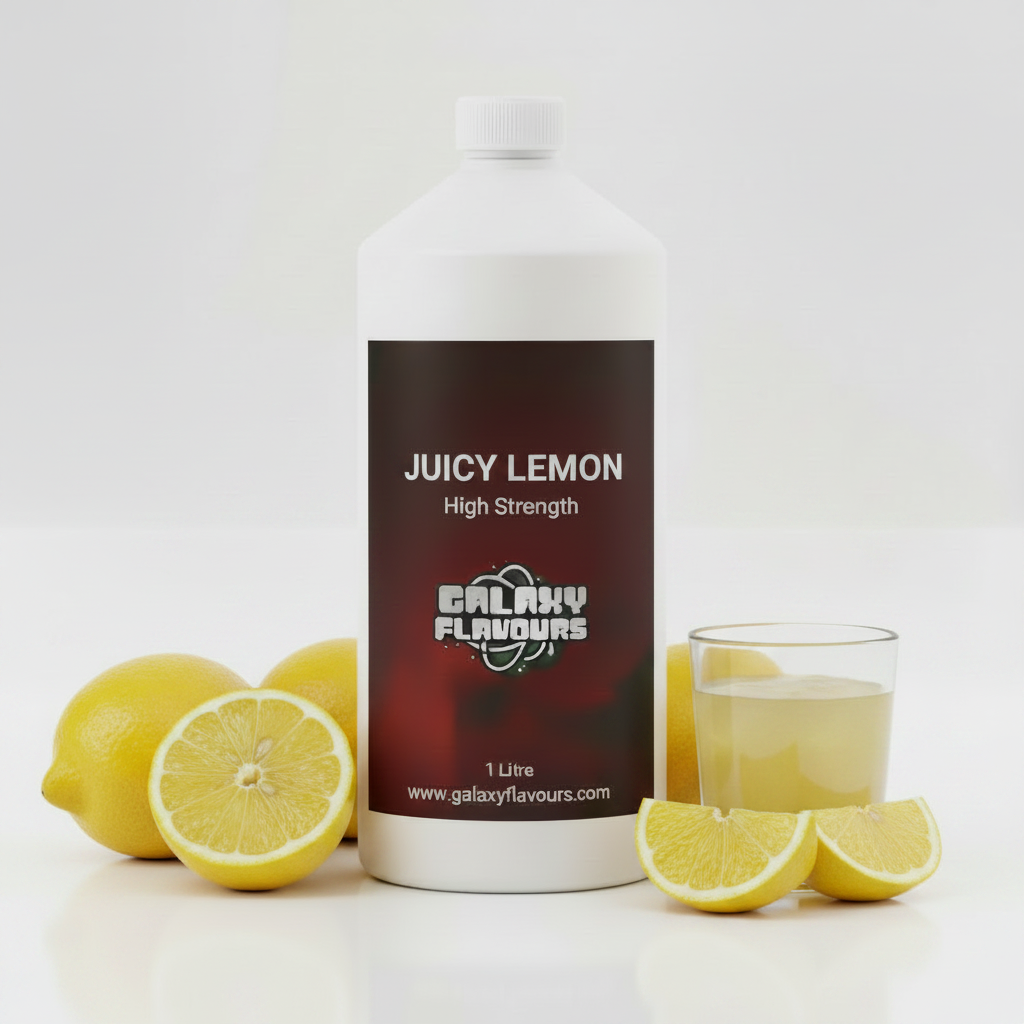 Juicy Lemon Food Flavouring - Professional High Strength - 1 Litre