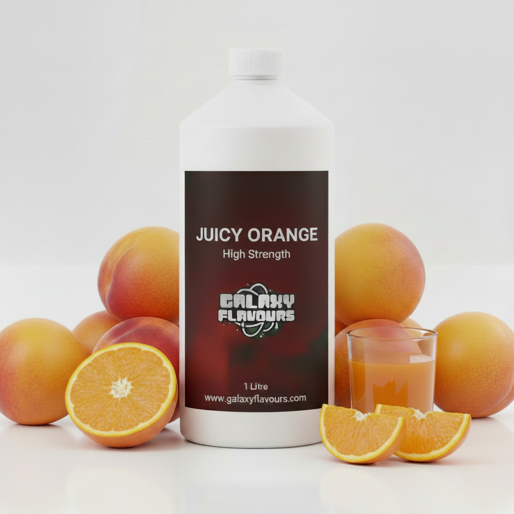 Juicy Orange Food Flavouring - Professional High Strength - 1 Litre