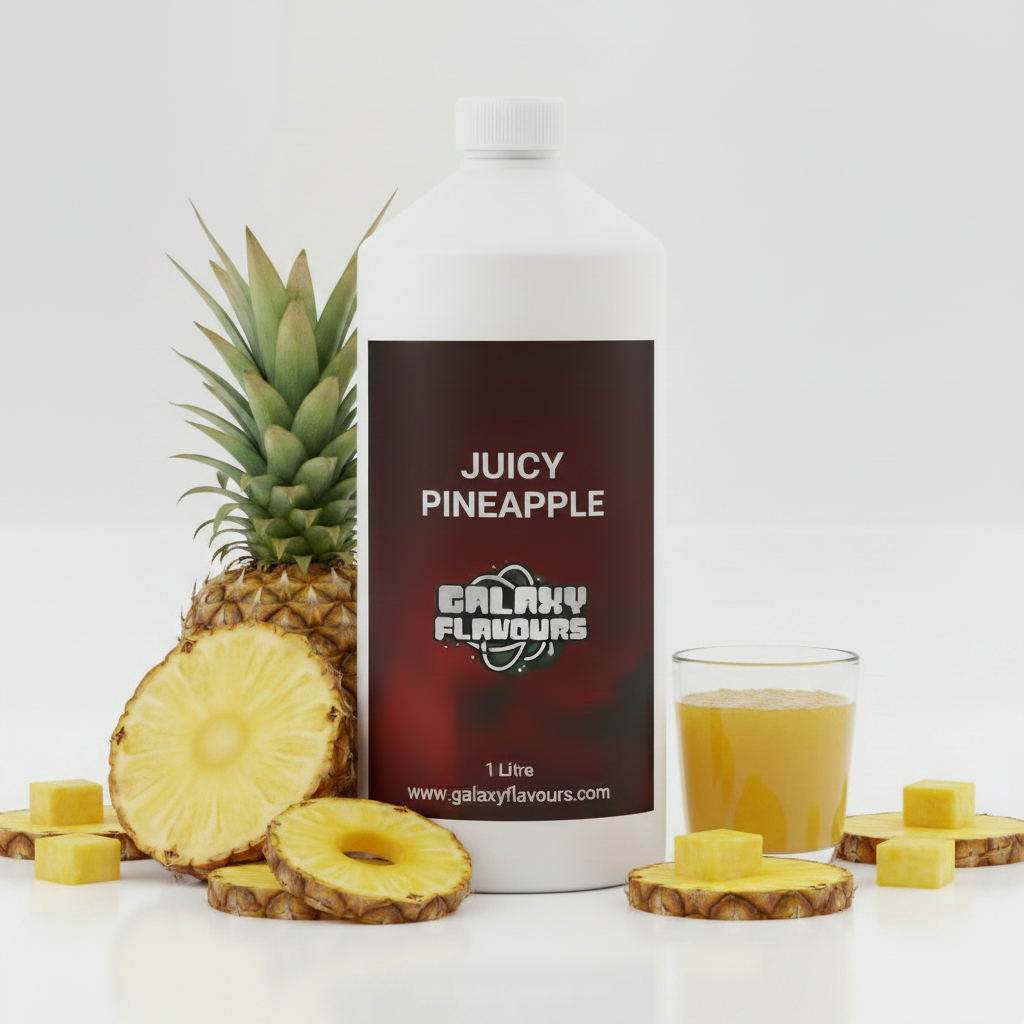 Juicy Pineapple Food Flavouring - Professional High Strength - 1 Litre