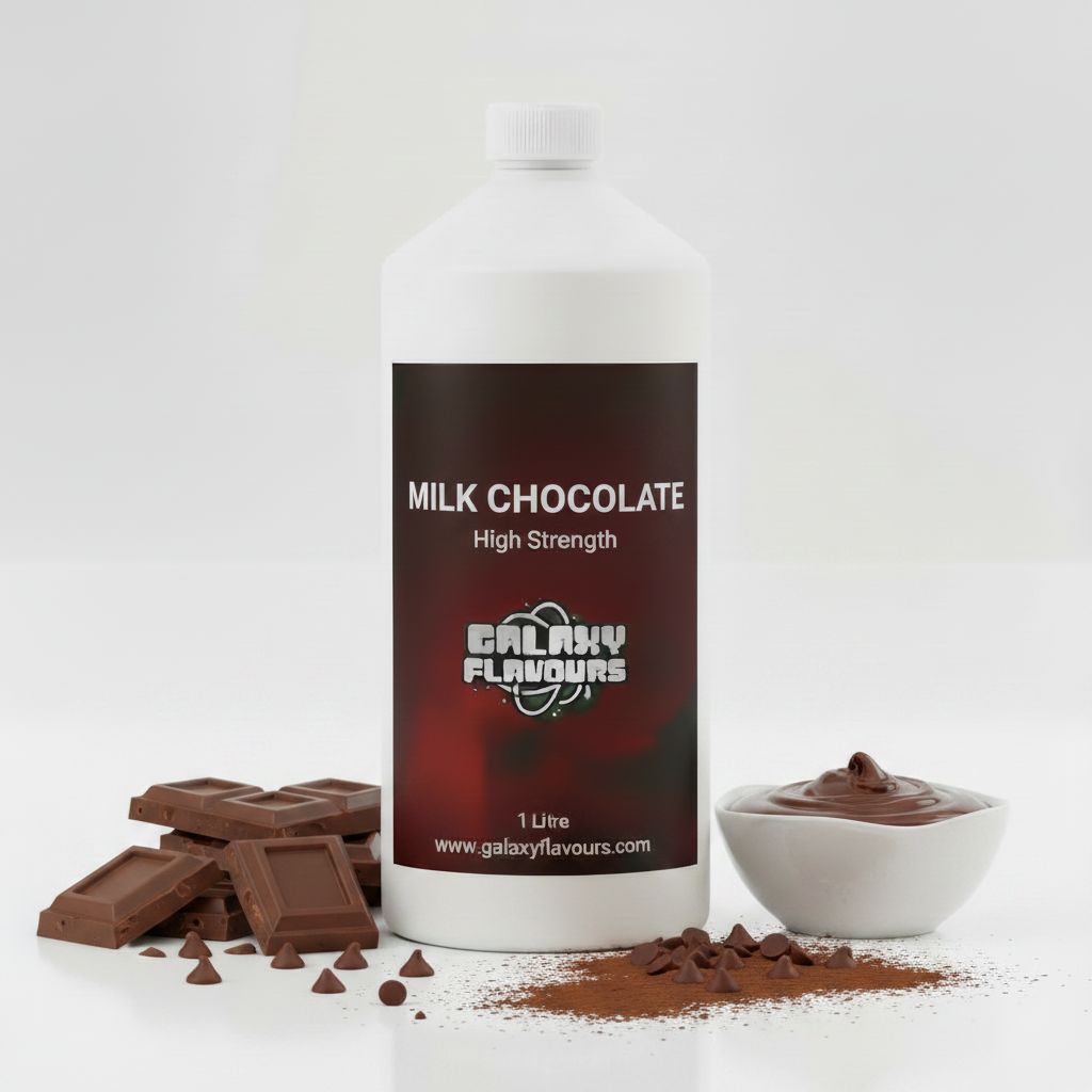 Milk Chocolate Food Flavouring - Professional High Strength - 1 Litre
