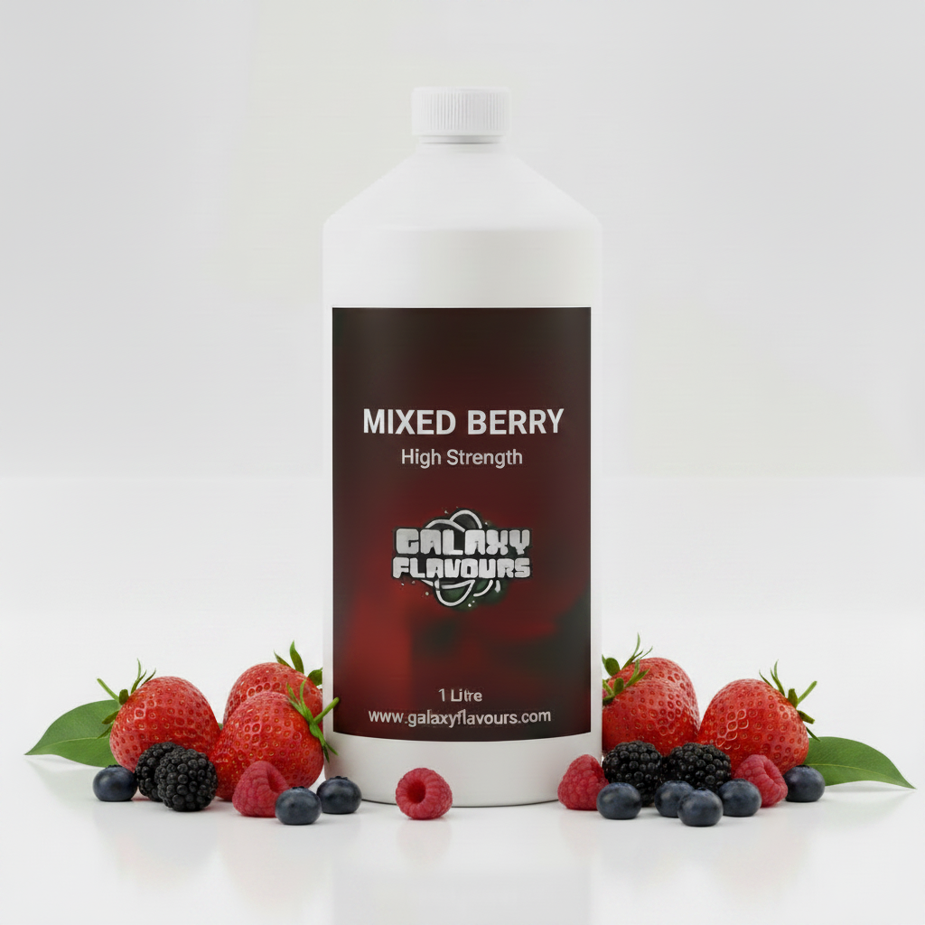 Mixed Berry Food Flavouring - Professional High Strength - 1 Litre