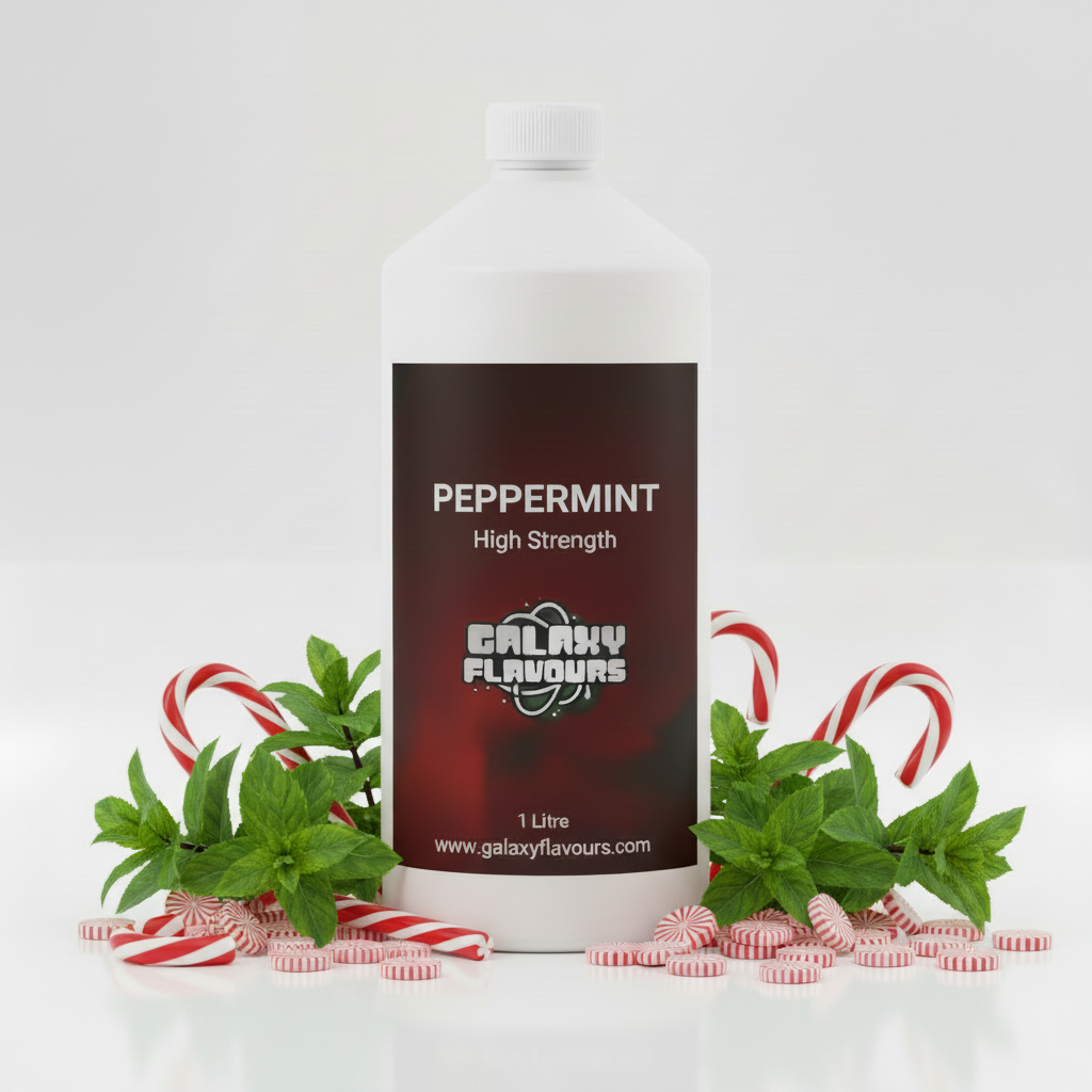 Peppermint Food Flavouring - Professional High Strength - 1 Litre