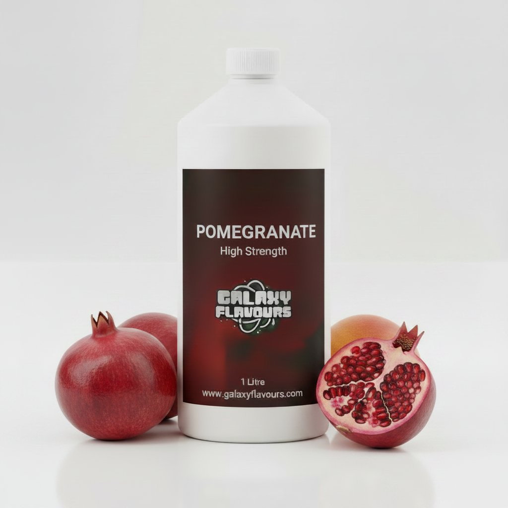 Pomegranate Food Flavouring - Professional High Strength - 1 Litre