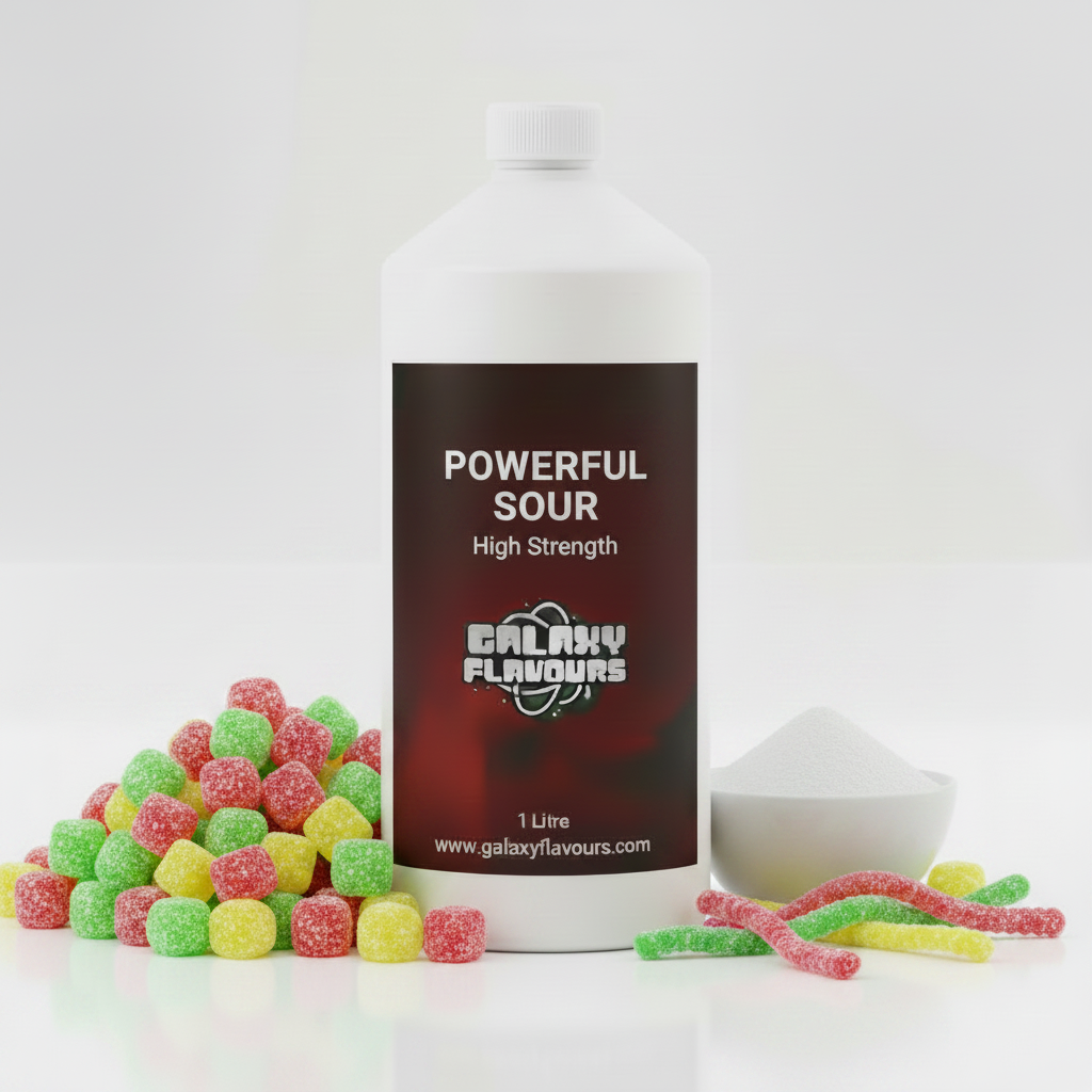 Powerful Sour Food Flavouring - Professional High Strength - 1 Litre