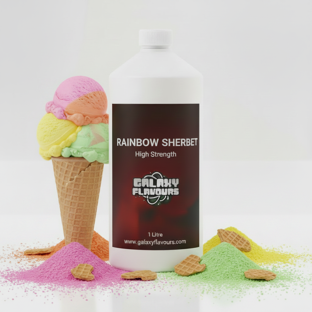 Rainbow Sherbet Food Flavouring - Professional High Strength - 1 Litre