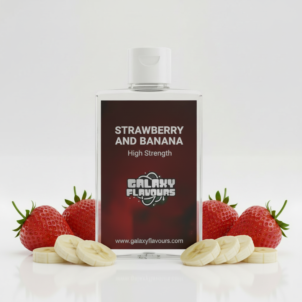 Strawberry and Banana Food Flavouring - Professional High Strength - 250ml