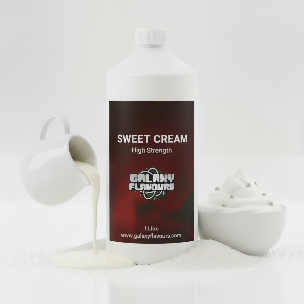 Sweet Cream Food Flavouring - Professional High Strength - 1 Litre