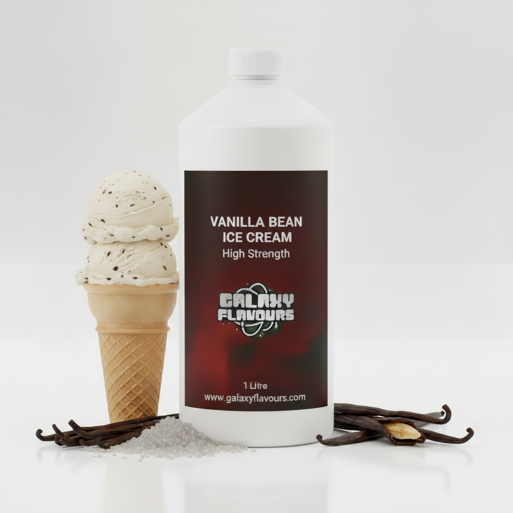 Vanilla Bean Ice Cream Food Flavouring - Professional High Strength - 1 Litre