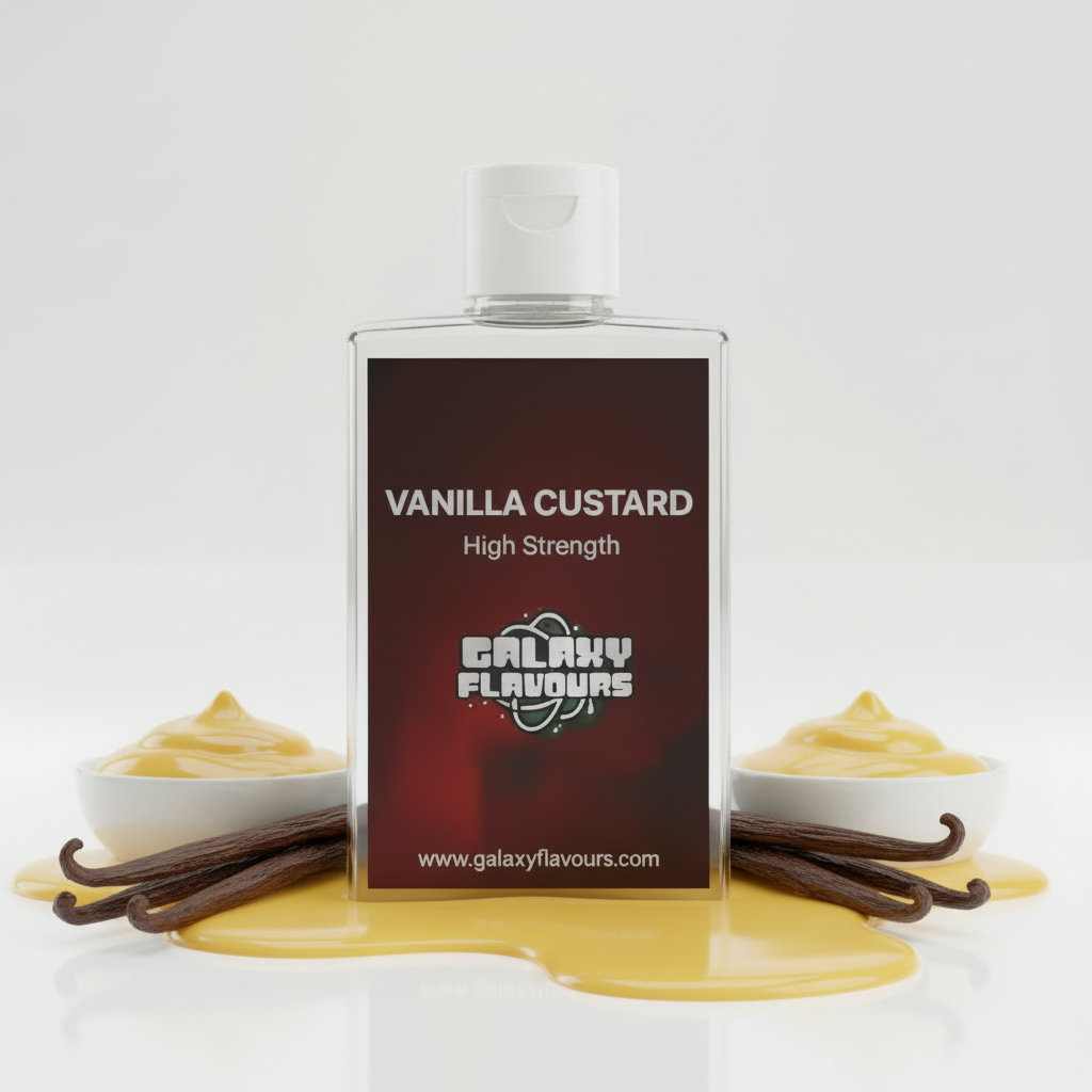 Vanilla Custard Food Flavouring - Professional High Strength - 250ml