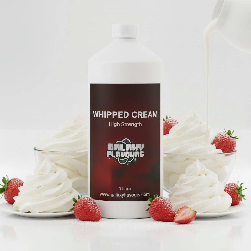 Whipped Cream Food Flavouring - Professional High Strength - 1 Litre